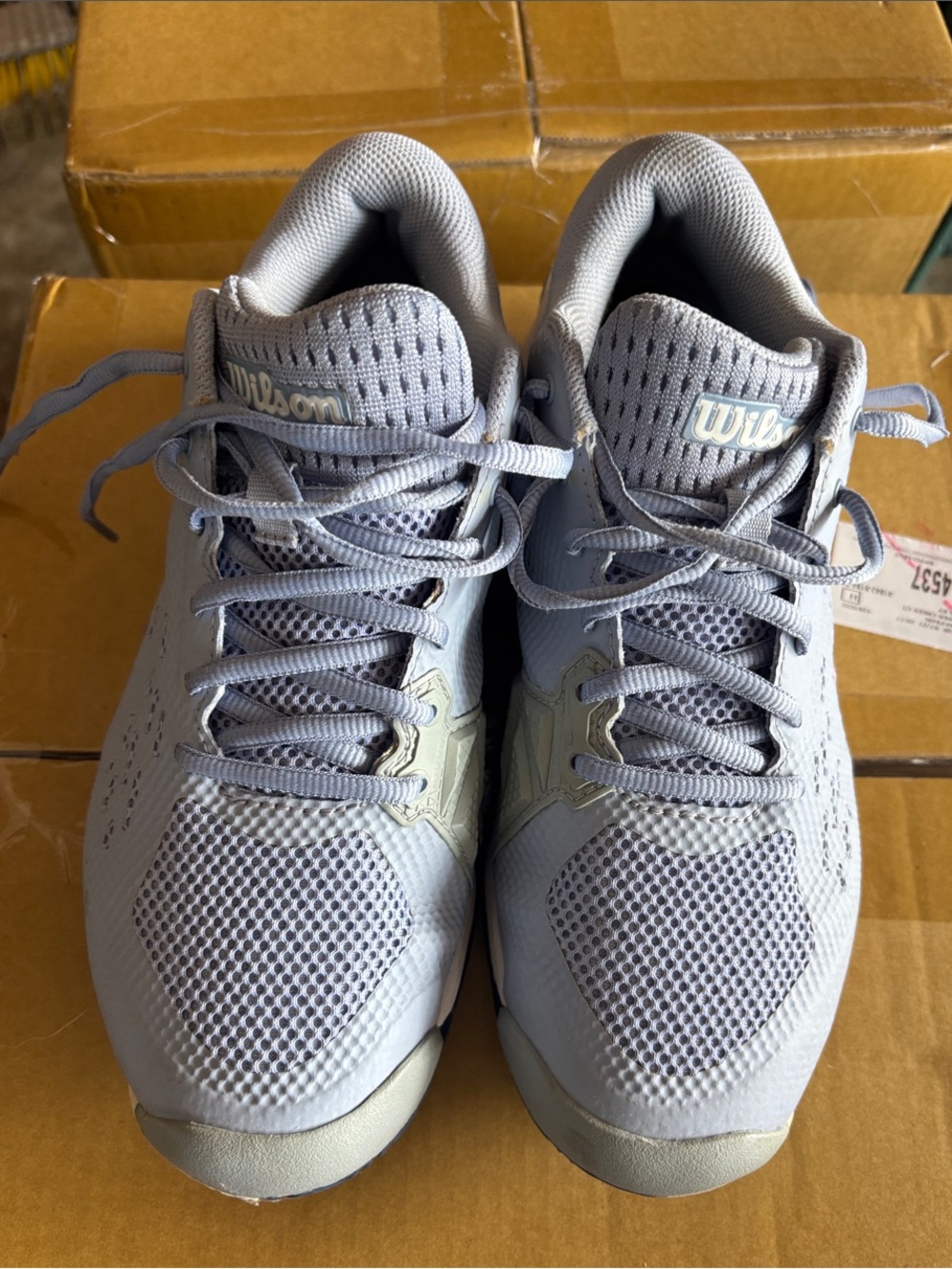 Wilson Lavender Athletic Mesh Court shoes